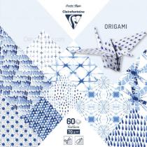 Pack 60 Origami sheets Shibori - 15x15 cm