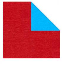 DUO Sandwich Paper Red / Blue - 45x45 cm