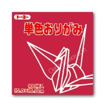 red origami paper 15 x 15 cm 100 sheets scrapbooking japan