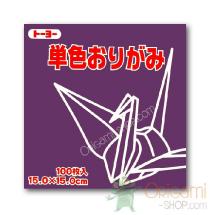 violet origami paper 15 x 15 cm 100 sheets scrapbooking japan