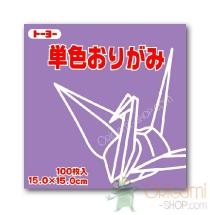 violet origami paper 15 x 15 cm 100 sheets scrapbooking japan