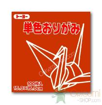 ocher origami paper 15 x 15 cm 100 sheets scrapbooking japan