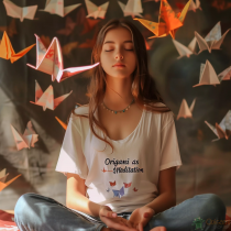 Origami als Meditation: Stressabbau und innere Frieden Finden