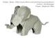 Hellgrauer Elefantenhaut-Papier