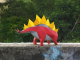 Papercraft Stegosaurus DIY + Glue and brush