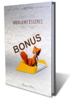 #3 Origami Essence - Diagrams BONUS [free e-book]