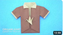 1 Double-sided Extra Large sheets Yellow/Brown 30x30 cm (12''x12'') - ORIGAMI CRANE SHIRT