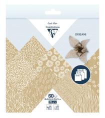 KIT ORIGAMI, Pochette de 60 feuilles 3 formats 70g/m² - Faune marine