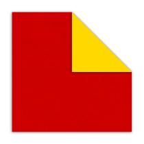 Double-sided extra large Red/Yellow