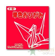 red origami paper 15 x 15 cm 5.9 x 5.9  100 sheets scrapbooking japan