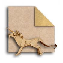 Gold Tissue-foil Paper - 20x20 cm (8x8) - 15 sheets - Decreasing price