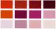 Pack Tant - 12 coordinating shades of red