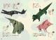 Extinct Creatures in Origami - New with defect
