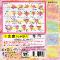Pack: Yuzen Chiyogami Flowers Kasumi - 4 patterns - 32 sheets - 15x15cm (6x6)