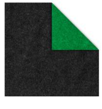 DUO Sandwich Paper Green / Black - 35x35 cm