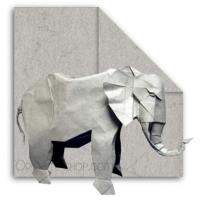 Gris claro Papel Piel de Elefante