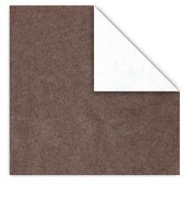 DUO Sandwich Paper Dark Brown / White - 23x23 cm