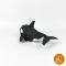 Papercraft Rabbit Killer Whale + Glue and brush