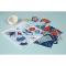 Pack Origami sheets to fold 4 sea animals - 3 sizes 10x10 - 15x15 - 20x20 cm