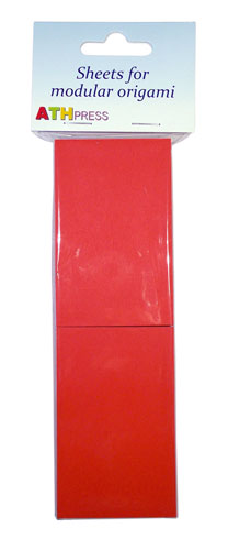 300 Sheets 5x8 cm RED