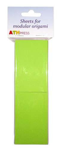 300 Sheets 5x8 cm (2"x3") GREEN