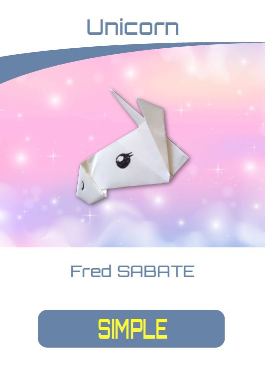 Unicorn Origami - Fred SABATE