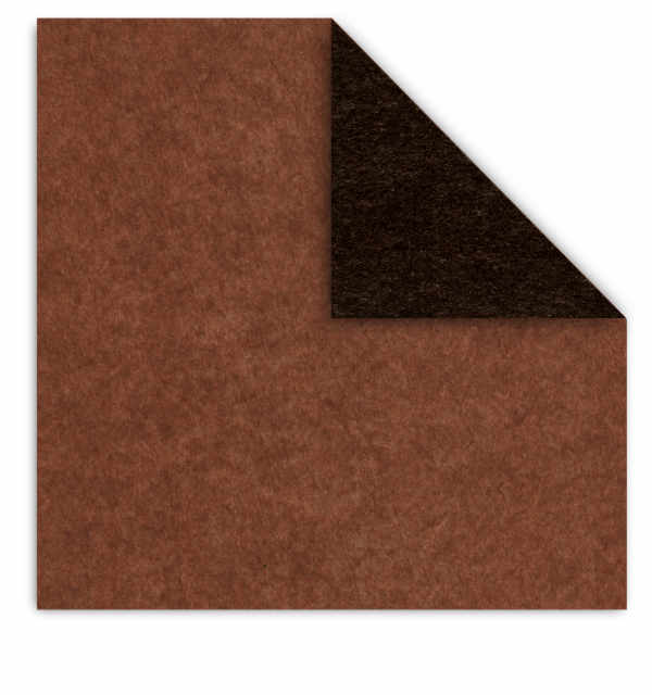 DUO Sandwich Paper Black / Brown - 23x23 cm (9''x9'')