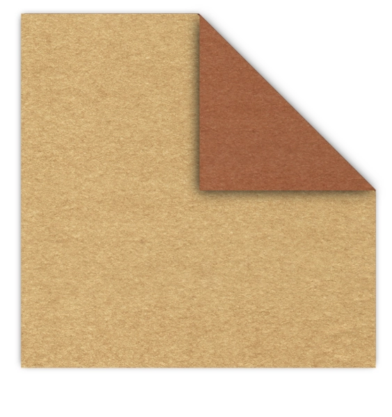 DUO Sandwich Paper Harvest Gold / Brown - 45X45 cm