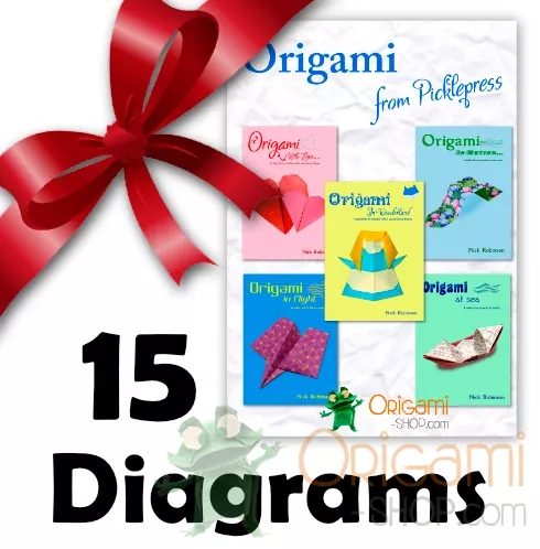 Cadeau #1 : Livret de 15 diagrammes à télécharger "Origami from Picklepress"
