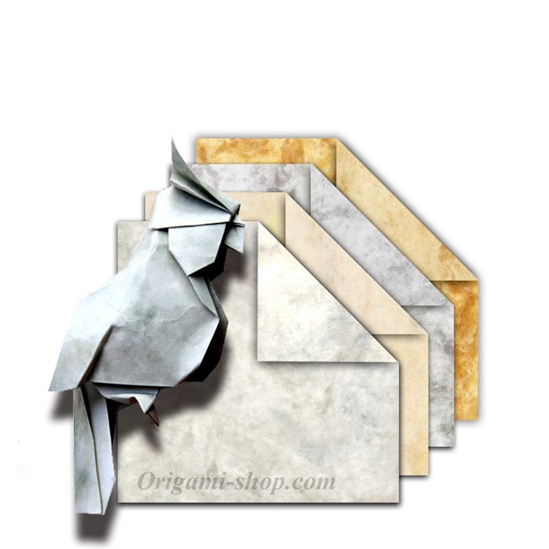 Pack: French Marble - 4 colors - 4 sheets - 35x35 cm