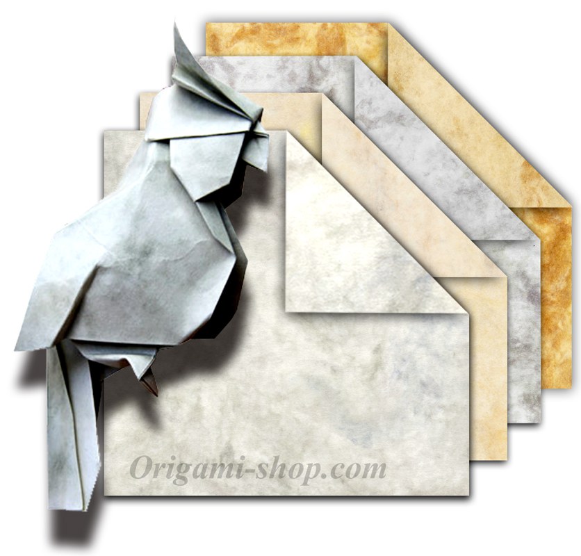 Pack: French Marble - 4 colors - 4 sheets - 50x50 cm (20"x20")