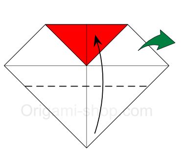 Coeur en origami facile à plier - Instructions de pliage