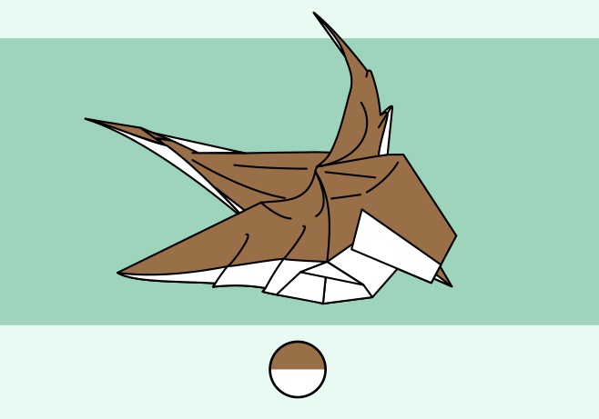 3D Sparrow by Adilio Toledo [free diagram]