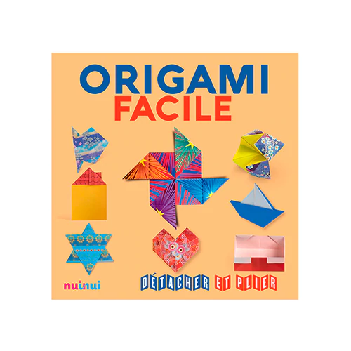 [Tout-en-un] Livre "Origami Facile" + 200 feuilles - 17x17 cm