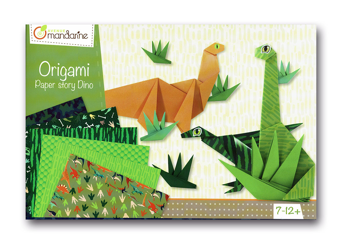 Origami Kit - Paper Story Dino [Dedication of the author is possible]