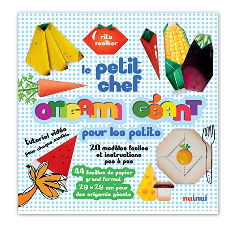 Origami Géant Le Petit Chef + 100 Feuilles 30x30 cm