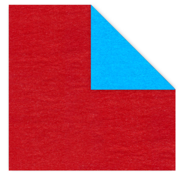DUO Sandwich Paper Red / Blue - 23x23 cm