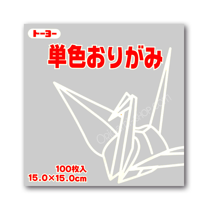 Pack Kami Gris 064157 - Pantone 427c - 1 couleur - 100 feuilles - 15 x 15 cm