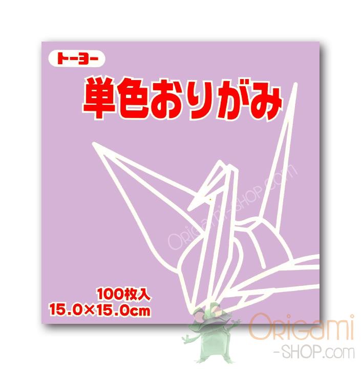 Pack: Kami Violet 064132 - Pantone 523c - 1 color - 100 sheets - 15 x 15 cm (6"x 6")