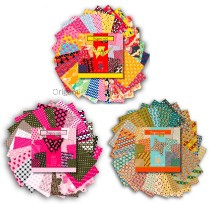 3 Packs Origami Mini - 72 motifs - 720 feuilles - 7.5x7.5 cm