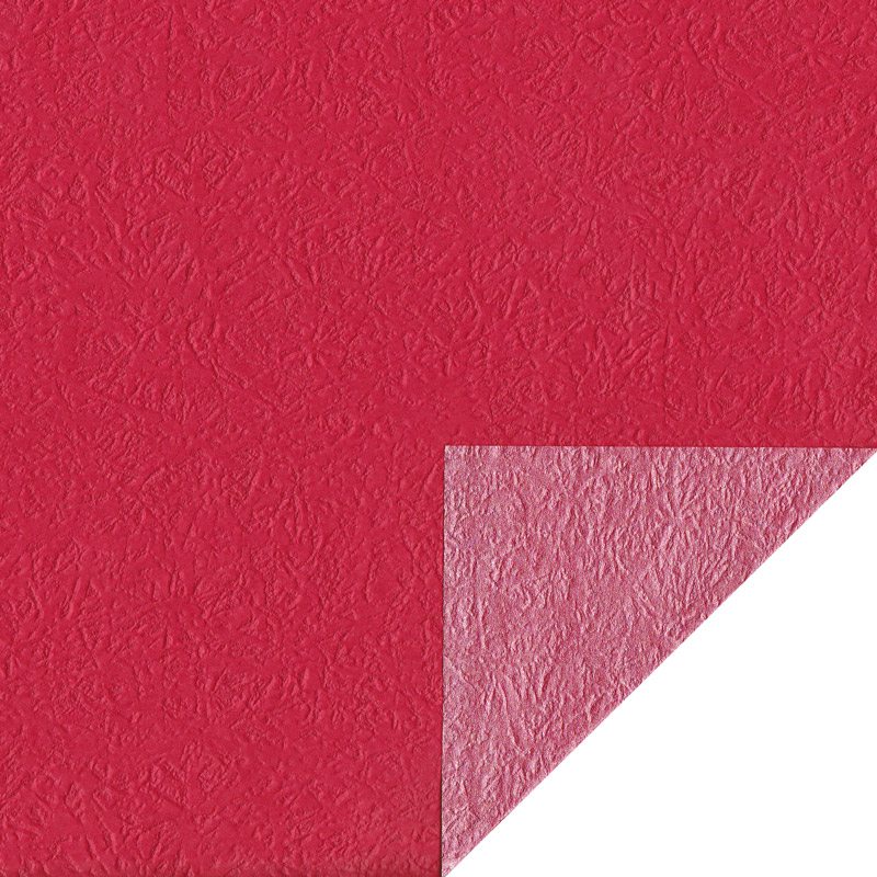 VOG Papers PEARL-Crumpled - Brick red - 64x64 cm (25.2"x25.2")