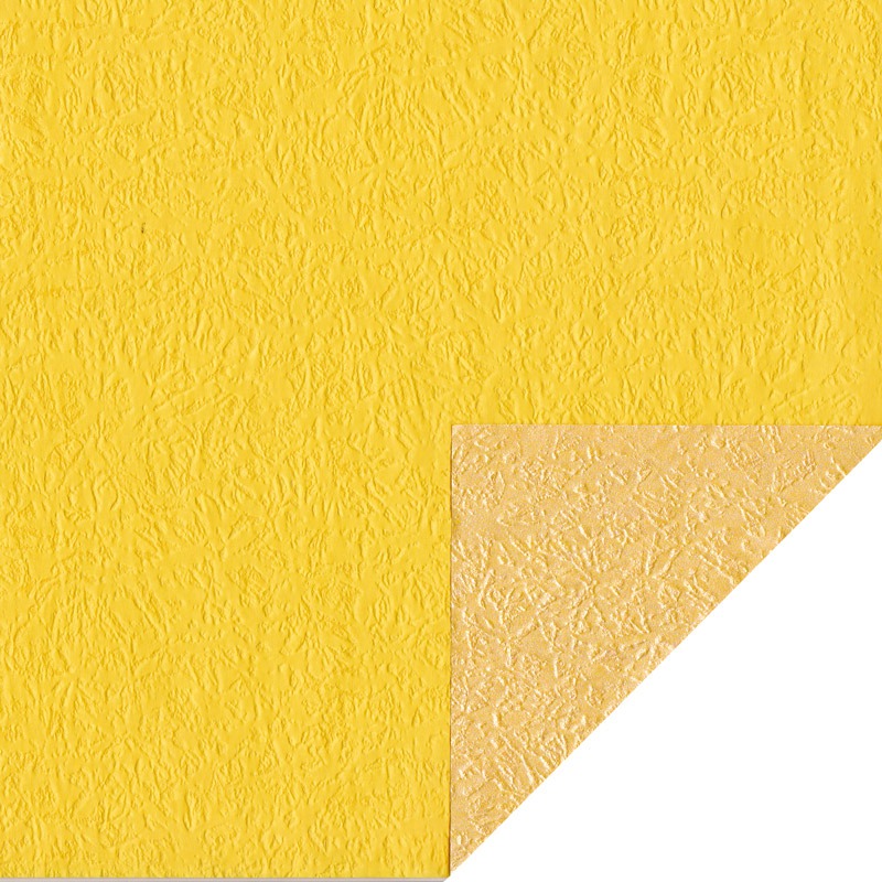 VOG Papers PEARL-Crumpled - Yellow - 64x64 cm (25.2"x25.2")