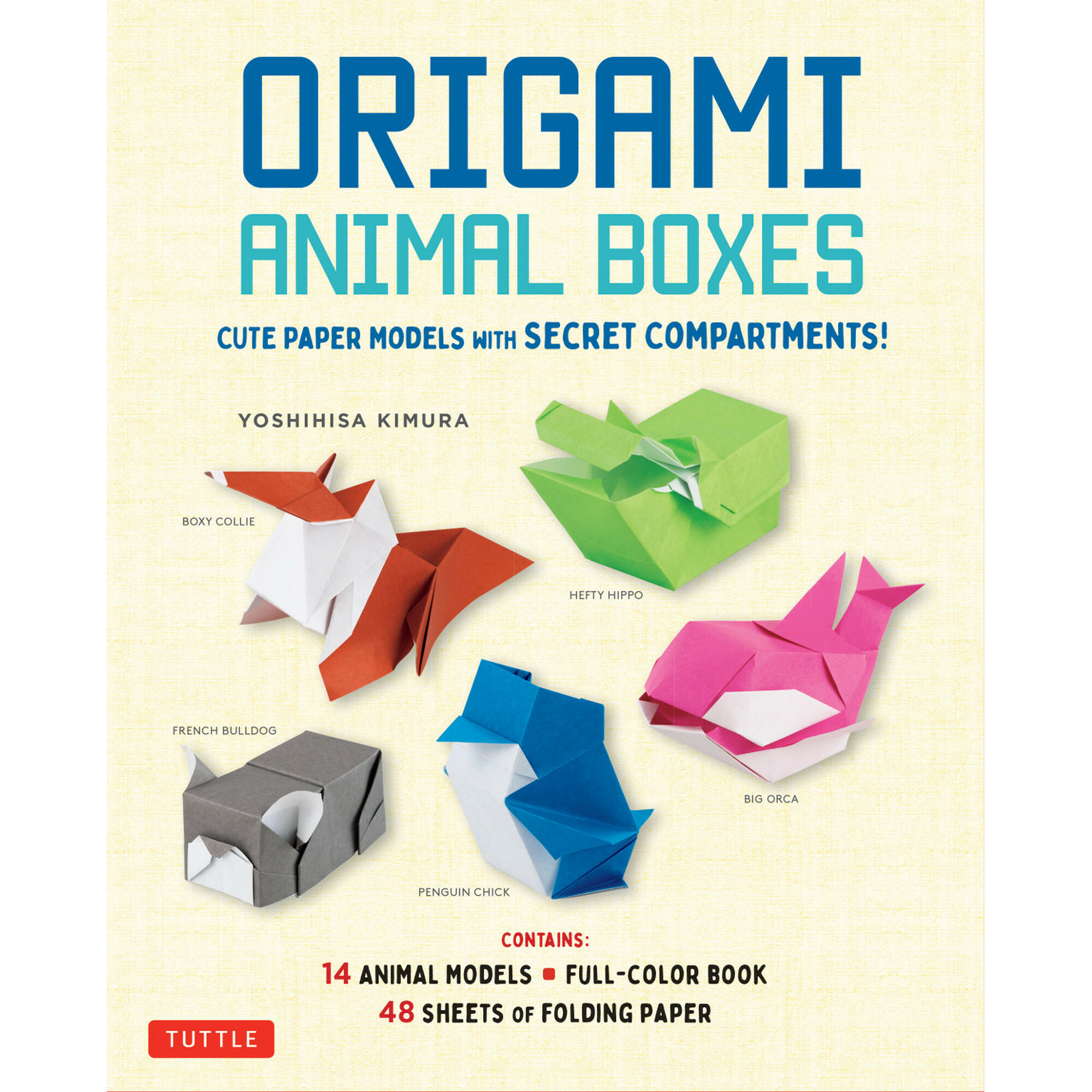 Origami Animal Boxes Kit: Cute Paper Models With Secret Compartments!