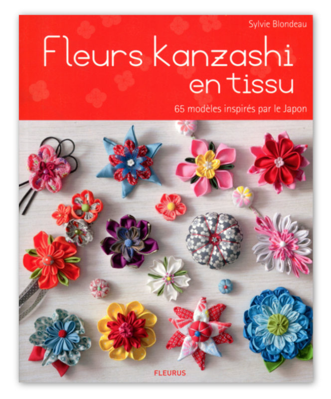 When origami meets fabric! Kanzashi flowers inspired by Japan