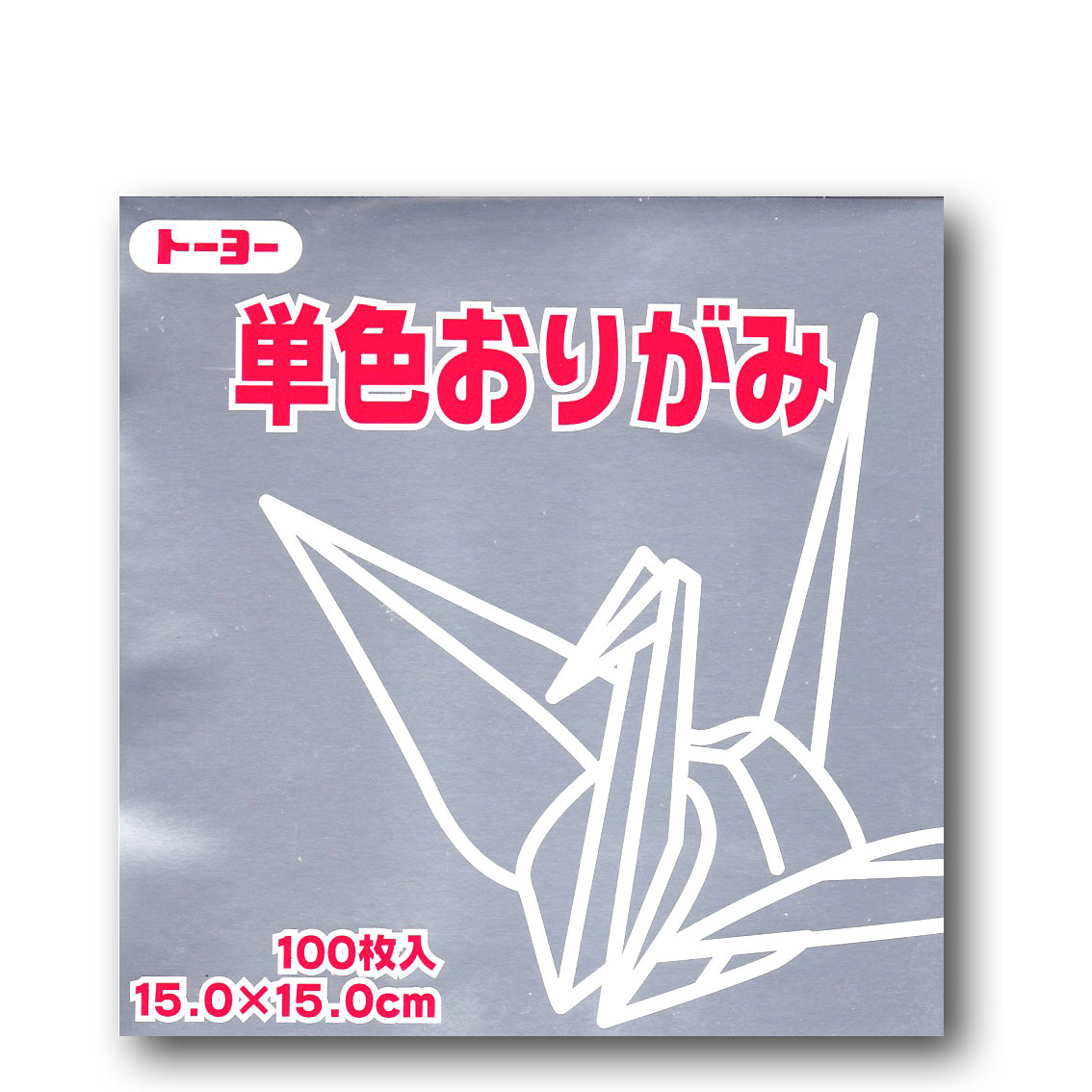 Pack: Foil paper Silver - 1 color - 100 sheets - 15x15 cm (6"x6")