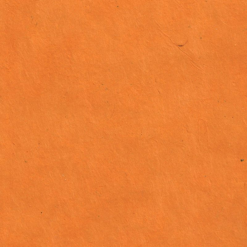 Papier Lokta - Orange -  50x75 cm