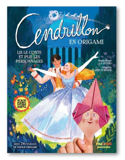Origami Cinderella - With 24 sheets of origami paper