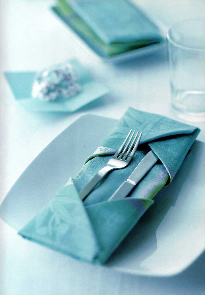 Serviette Origami - Food Ideas.