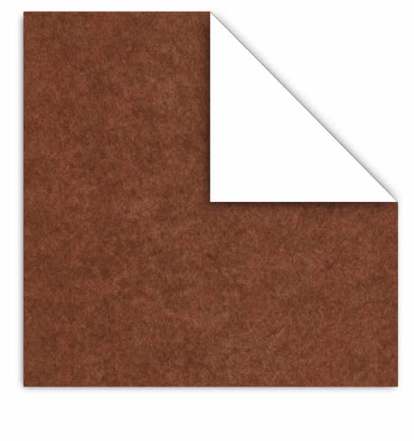 DUO Sandwich Paper Brown / White - 35x35 cm