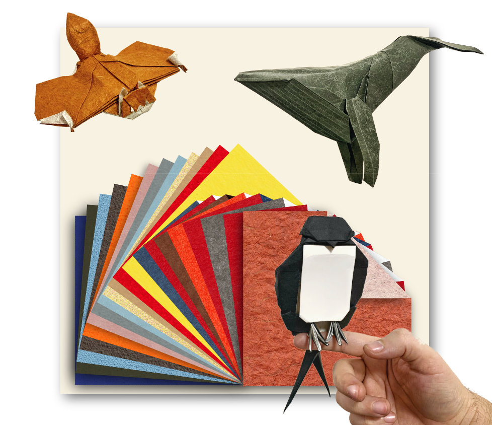 Sélection de papiers pour le livre "Vol 5 Pure Origami"